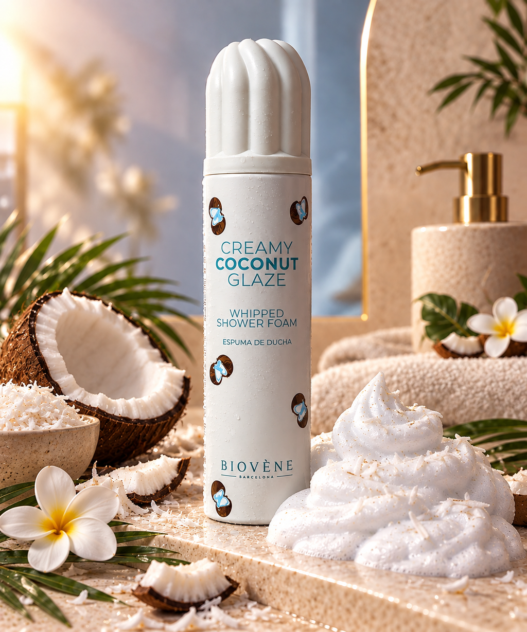 Mousse de Douche Fouettée Creamy Coconut Glaze – Biovène